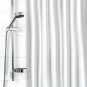 Штора для ванной комнаты «МИРАЖ» 180 х 180 см. П/ЭТ  белая