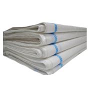 Мешок П/П  95 х 55 см. 55гр. белый синяя полоса100/1000/