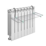 Сушилка для белья на батарею белая 650 х 240