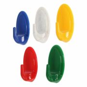 Крючок самоклеящиеся пластмассовый