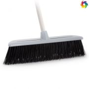 Щетка д/пола с черенком уличная длинная щетина 36см.
