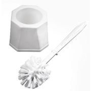 Ерш для унитаза с подставкой «Бруно» белый