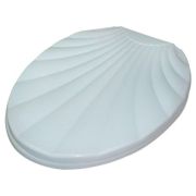 Сиденье д/унитаза пласт. «РАКУШКА БЕЛАЯ»
