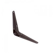 Кронштейн угловой (полкодержатель) 100 х 125 коричневый 4/5