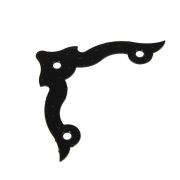 Уголок крепежный декоративный УДФ 110 черный