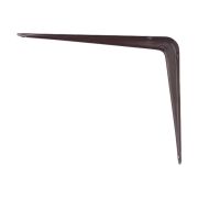 Кронштейн угловой (полкодержатель) 200 х 250мм коричневый 6/8