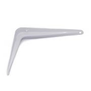 Кронштейн угловой (полкодержатель) 150 х 125 белый 6/8