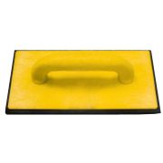 Терка полиуретановая с резиновым покрытием Профи, 130 х 270 мм