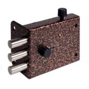 Замок накладной ЗНС 10-1 ключ-задвижка (5 кл) СЕНАТ (422,424) /10