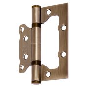 Петли комплект 100*75*2мм Хром, Никель без врезки 2шт