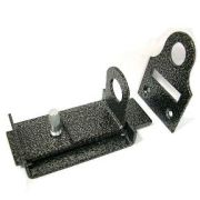 Засов Классический универс дверной  серебро,медь/Делга/