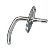 Ручка завертки врезной оконной Р-1 цинк/Кунгур/