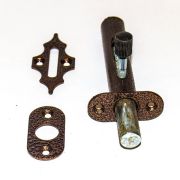 Засов врезной, медь /Делга/