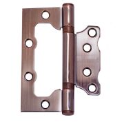 Петли комплект 100*75*2мм Медь без врезки 2шт