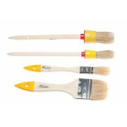 Набор кистей 4 шт, (3/4 - 2шт., круглые №20мм., №60мм.) /Hoddi/