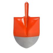 Лопата штыковая рельс. сталь закругленная (оранжевая) /Китай/12/
