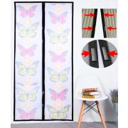 Сетка-шторка на магнитах 120*210см (рисунок)