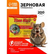 Средство от грызунов ТомКот зерно 200гр микс мумифиц,