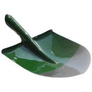 Лопата штыковая рельс. сталь закругленная (зеленая) /Китай/12/