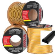 Уплотнитель д/ок/дв.  40м. D 14*12мм черный