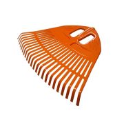 Грабли веерные пластик 23-зуб «ГАРДЕНИЯ» оранжевые 500мм