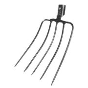 Вилы сенно- навозные 5-и рогие кованные рельсовая сталь /24/