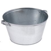 Таз оцинкованный круглый 26л/5шт/