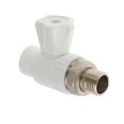 Кран ПП ПРЯМОЙ шаровый для радиатора 25 х 3/4, шт
