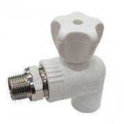 Кран ПП шаровый угловой для радиатора 20 х 1/2