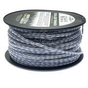 Леска для триммера 3,0 мм х 200 м. квадрат витой с сердечником