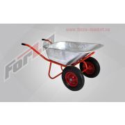 Тачка строительная 2-х колесная  «Forza 4» 4.00 х 8, ось 20мм г/п 300 кг, объем 110 л