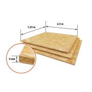 ОСП-3 влагост. 2500 х 1250 х  9 мм. 2-сорт  ЛАТАТ /78л./