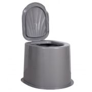 Туалет Дачный серебро,черный