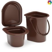 Ведро-туалет 17л. со съемным горшком /Башкирия/