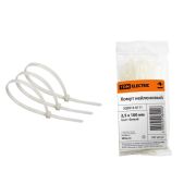 Хомуты нейлоновые 2,5 мм х 100 мм, тип 7, белые/100 шт/