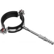 Хомут сантехнический 25-28мм с резин.уплот. и шпилькой