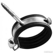 Хомут сантехнический 16-20мм с резин.уплот и шпилькой