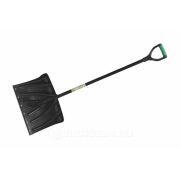 Лопата  снег пл. «МОРОЗКО» 460*335мм. АЛ/Ч черная