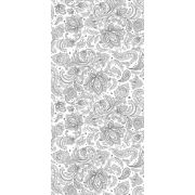 Панель ПВХ 2,7 х 0,25 Текстильный орнамент серебро 350/1 /10/