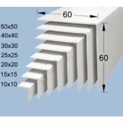 Угол белый 60 х 60 мм, 2,7 м./50/