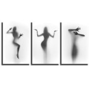 Фартук на основе ПВХ-пластика лак 600 х 3000 м. «Силуэты»