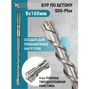 Бур по бетону 8*160мм SDS+ «Rennbohr» Франция