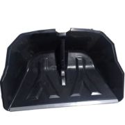 Лопата снег пл. «ПОЛЯРНИК» 580*390мм. с ал/пл. Б/Ч. черная