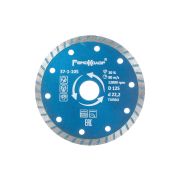 Диск алмазный отрезной Turbo, 125 х 22,2 мм