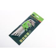 Набор ключей имбусовых TORX, T10-50, CrV, 9 шт, удлиненные/Сибртех/