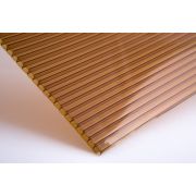 Сотовый поликарбонат 2100 х 6000 х 4,0мм. БРОНЗА /500гр/м2/