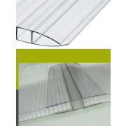 Профиль соединительный для сотового поликарбоната 4х6000мм