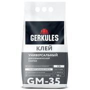 Клей Универсальный для кафеля и керамической плитки GM-35.  10кг/Геркулес/72/2шт/