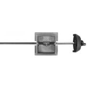 Задвижка поворотная ЗВП-4 (окрашенная накладка+ручка)