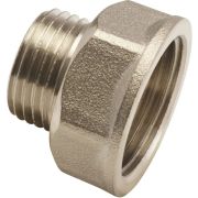 Муфта переходник 1/2-3/4 Ш/Г Латунь/Никель «AQUALINK», шт